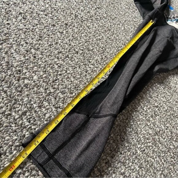 Lululemon Pace Rival CropWee Stripe Exploded So Fly Butterfly Angel Wing Black - Picture 10 of 14